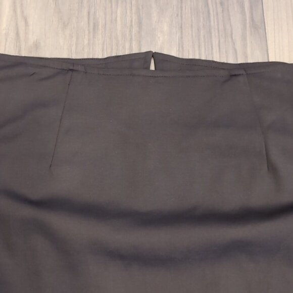 NEW Velika Designs Zip Front Pencil Skirt Plus Size 18 Black Made In Canada - Picture 8 of 11